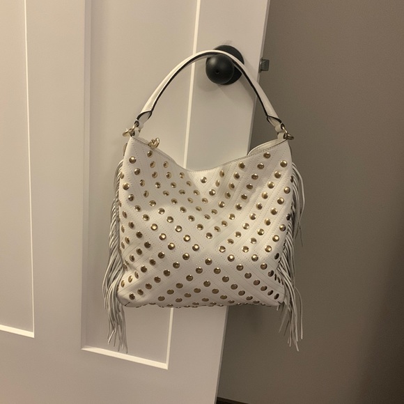 Rebecca Minkoff Bags Rebecca Minkoff White Studded Crossbody Bag